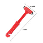 【READY STOCK】2-in-1 Car Safety Hammer & Seat Belt Cutter | Window Breaker + Belt Cutter for Vehicle Safety 汽车安全锤