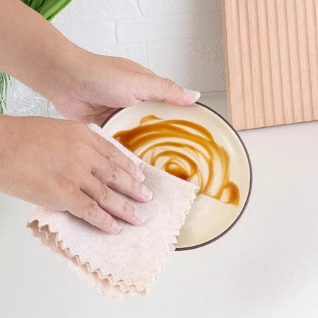 【READY STOCK】Natural Loofah Sponge Dish Cloth | Eco-Friendly Biodegradable Kitchen Cleaning Scrubber 天然丝瓜抹布