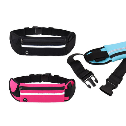 【READY STOCK】Sports Waist Bag | Waterproof Fanny Pack with Adjustable Strap | Fitness Jogging Belt for Phone & Keys 运动腰包