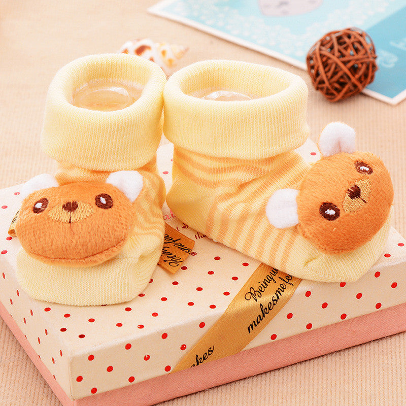 [Ready Stock] 3D Cartoon Anti-Skid Baby Socks – Non-Slip Soft Socks for Baby Cute Toddler Cotton Socks-KS083