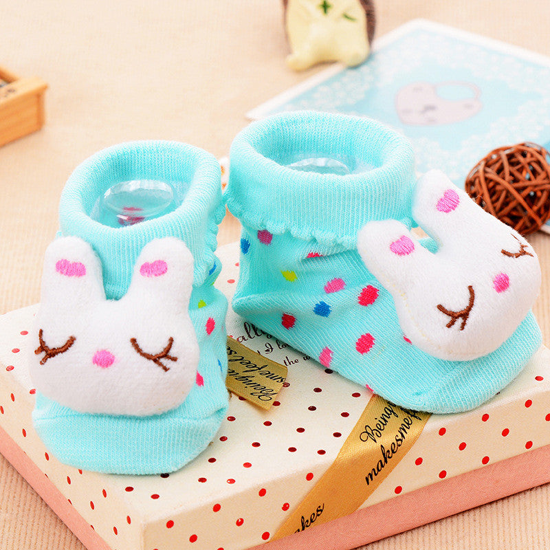 [Ready Stock] 3D Cartoon Anti-Skid Baby Socks – Non-Slip Soft Socks for Baby Cute Toddler Cotton Socks-KS083