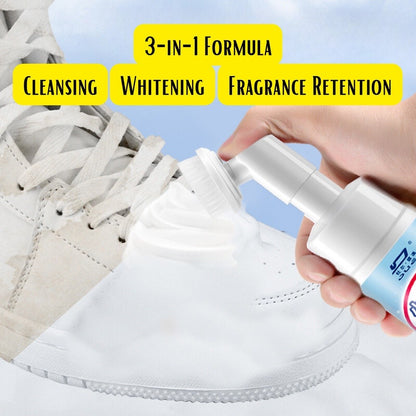 【READY STOCK】Pencuci Kasut Putih | White Shoe Cleaner | Shoe Cleaning Foam | Whitening & Stain Remover for Shoes 小白鞋清洗剂
