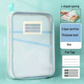 【READY STOCK】L-Type 3-Layer Document Organizer Folder | A4 Multi-Pocket File Holder L型拉链式三层科目分类袋