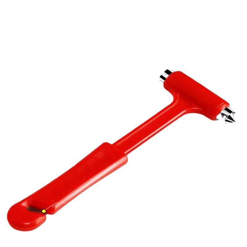 【READY STOCK】2-in-1 Car Safety Hammer & Seat Belt Cutter | Window Breaker + Belt Cutter for Vehicle Safety 汽车安全锤