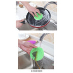 【READY STOCK】Silicone Dishwashing Brush – Non-Scratch Kitchen Scrubber, Heat-Resistant, Quick Foaming 硅胶洗碗刷