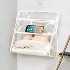 【READY STOCK】Waterproof Bathroom Hanging Storage Bag | Wall-Mounted Organizer Pouch | Shower Caddy with Hooks 浴室防水挂袋