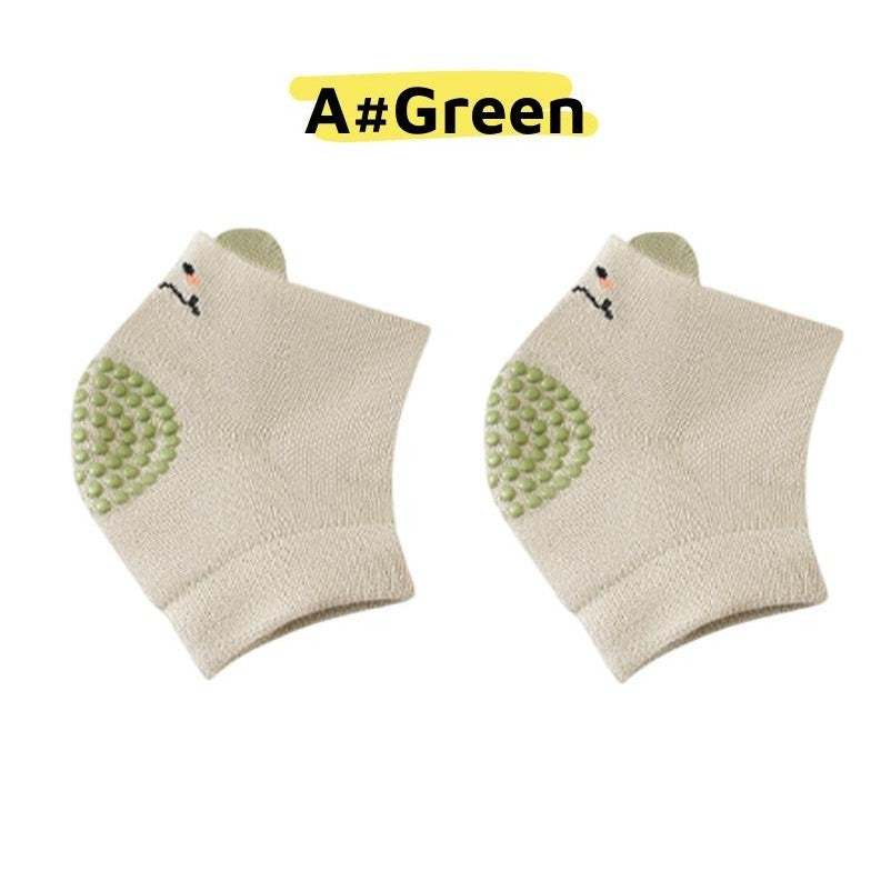 [Ready Stock] Baby Knee Pads for 0–3 Age Cotton Anti-Slip Cartoon Animal Design Toddler Safety Crawling Protector-KS081
