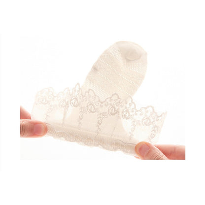 [Ready Stock] 0-3 Age Baby & Kids Lace Socks – Thin Cotton Breathable Ankle Socks for Girls-KS080