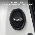 【Ready Stock】Silicone Car Door Lock Cover | Anti-Rust & Anti-Collision Door Buckle Protector | Universal Fit 硅胶门锁扣保护套