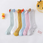 [Ready Stock] Baby Non-Slip Cotton Socks - Cartoon Animal Design Toddler Anti-Skid Walking Socks-KS082