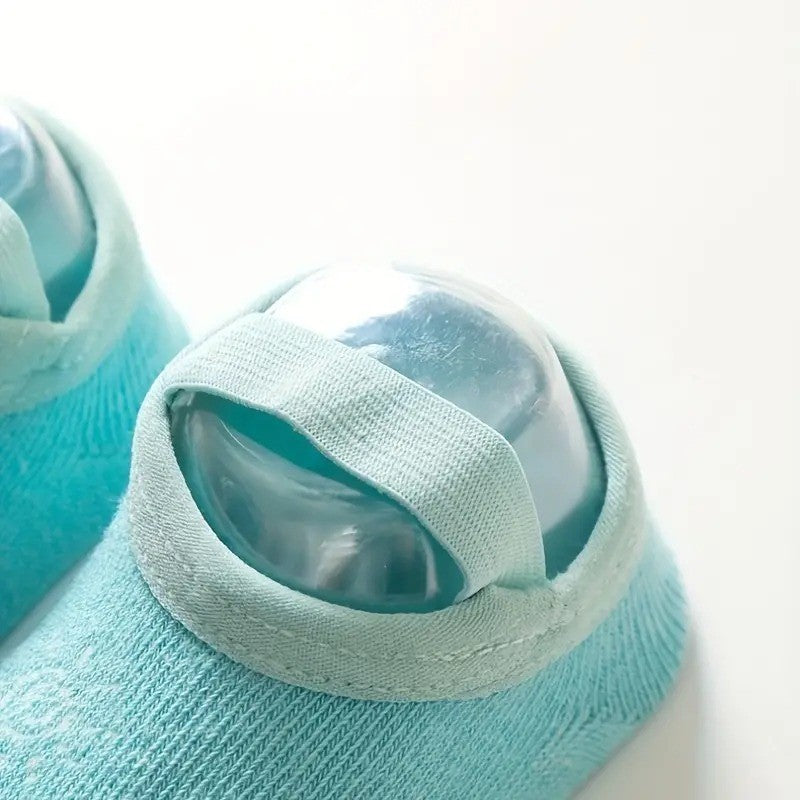 [Ready Stock] Baby Non-Slip Cotton Socks - Cartoon Animal Design Toddler Anti-Skid Walking Socks-KS082