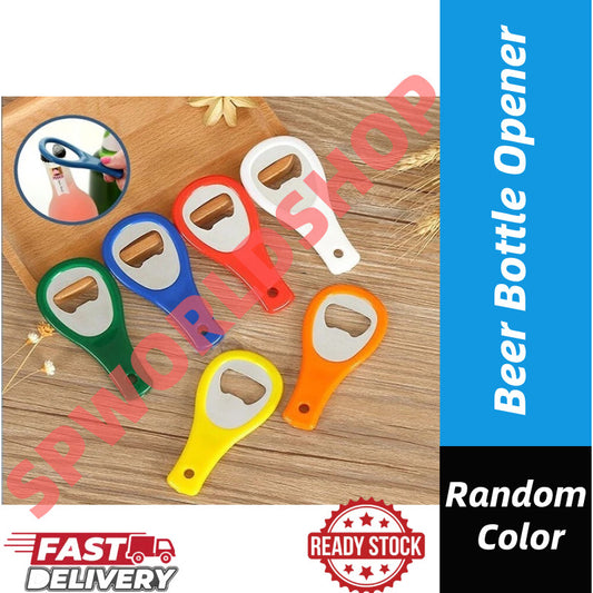 【READY STOCK】Beer Bottle Opener Stainless Steel | Easy Grip Cap Remover | Multifunction Bar Tool 开瓶器