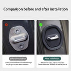 【Ready Stock】Silicone Car Door Lock Cover | Anti-Rust & Anti-Collision Door Buckle Protector | Universal Fit 硅胶门锁扣保护套