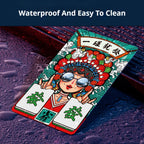 Social & Essential [POKER STYLE] 指尖博弈 | 创意防水塑料麻将：随行轻便，聚会焦点 144pcs Portable Mahjong Deck | Durable & Washable Design
