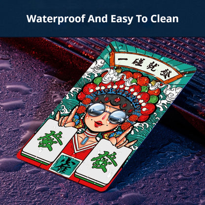【READY STOCK】Waterproof Plastic Mahjong Playing Cards | 144pcs Durable Poker-Style Mahjong Deck 麻将扑克牌