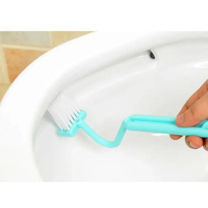 【READY STOCK】V-Shaped Toilet Brush | Deep Corner Cleaning Bathroom Scrubber | Gap Cleaner for Toilet Bowl V型马桶刷