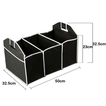 【READY STOCK】Car Storage Organizer Box | Foldable Multi-Functional Trunk Organizer 车载收纳置物箱