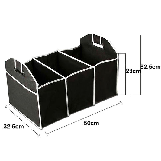 【READY STOCK】Car Storage Organizer Box | Foldable Multi-Functional Trunk Organizer 车载收纳置物箱