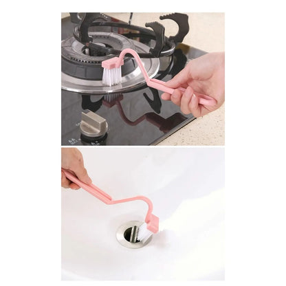 【READY STOCK】V-Shaped Toilet Brush | Deep Corner Cleaning Bathroom Scrubber | Gap Cleaner for Toilet Bowl V型马桶刷
