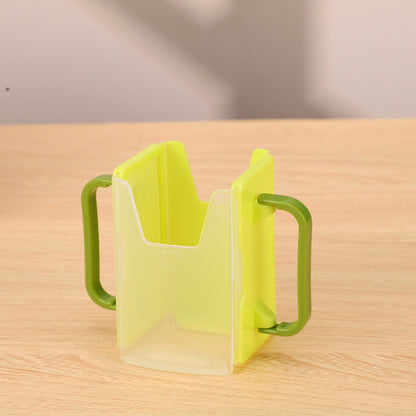 【READY STOCK】Kids Milk Carton Cup Holder Protective Box | Portable Anti-Squeeze Milk Box Storage 儿童牛奶杯托防挤压盒