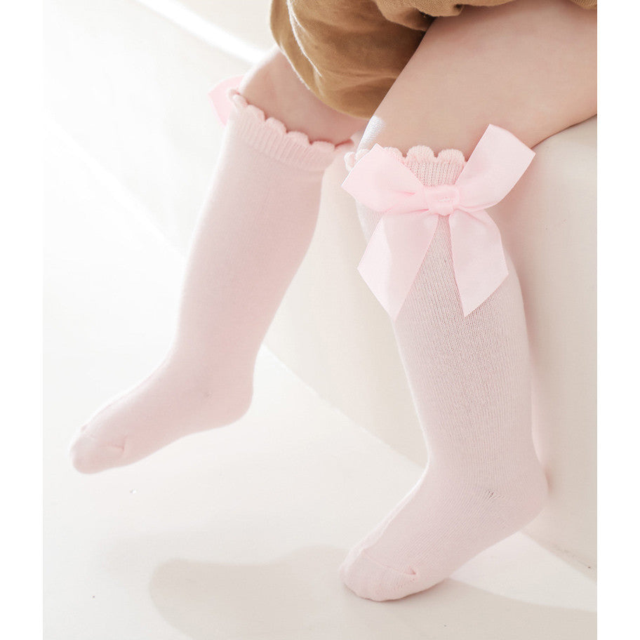 [Ready Stock] 0-3 Age Baby & Kids Lace Socks – Thin Cotton Breathable Ankle Socks for Girls-KS080