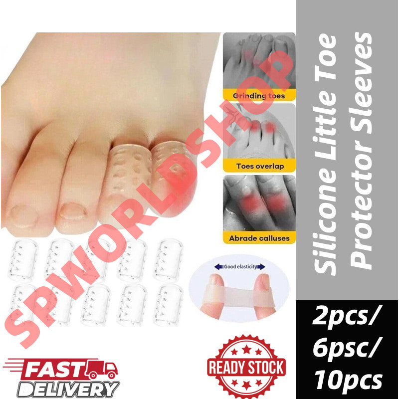 【READY STOCK】Silicone Little Toe Protector Sleeves | Pinky Toe Guard for Blister, Pain, Bunion Relief 小脚趾保护套