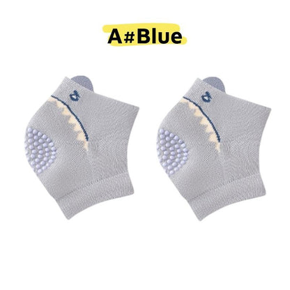 [Ready Stock] Baby Knee Pads for 0–3 Age Cotton Anti-Slip Cartoon Animal Design Toddler Safety Crawling Protector-KS081