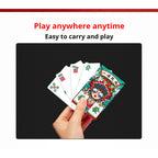 Social & Essential [POKER STYLE] 指尖博弈 | 创意防水塑料麻将：随行轻便，聚会焦点 144pcs Portable Mahjong Deck | Durable & Washable Design