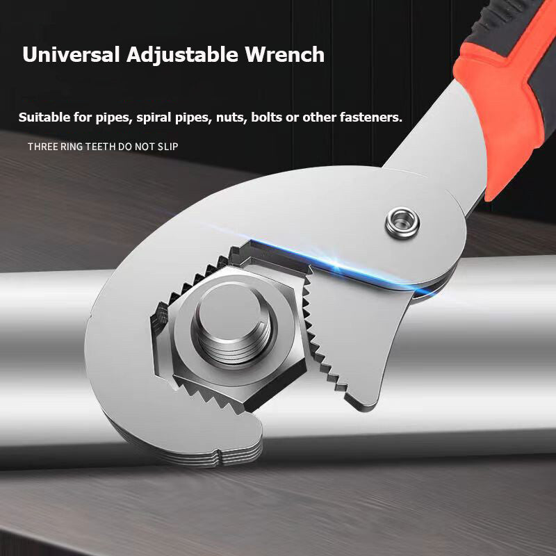 【READY STOCK】Multifunction Adjustable Universal Wrench | All-in-One Spanner Tool for Home DIY & Car Repair 多功能扳手