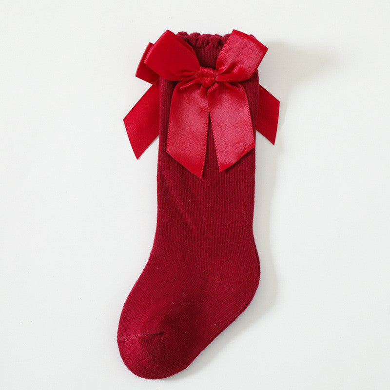 [Ready Stock] 0-3 Age Baby & Kids Lace Socks – Thin Cotton Breathable Ankle Socks for Girls-KS080