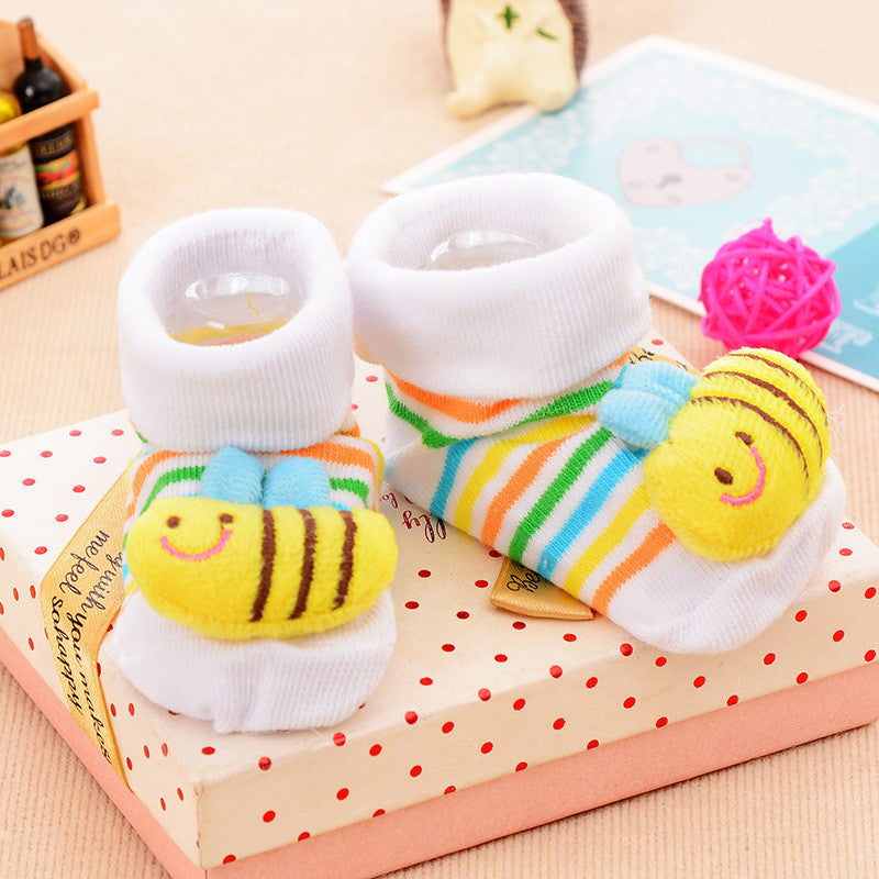 [Ready Stock] 3D Cartoon Anti-Skid Baby Socks – Non-Slip Soft Socks for Baby Cute Toddler Cotton Socks-KS083