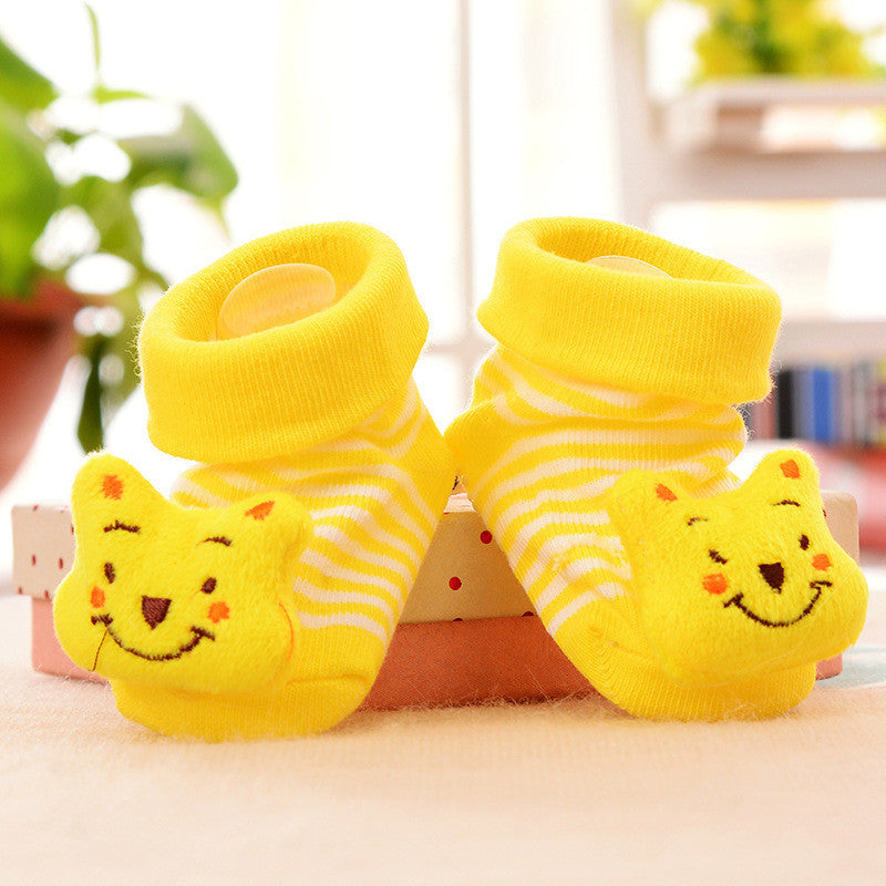 [Ready Stock] 3D Cartoon Anti-Skid Baby Socks – Non-Slip Soft Socks for Baby Cute Toddler Cotton Socks-KS083