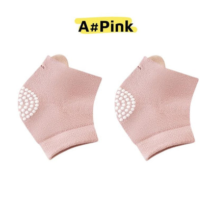 [Ready Stock] Baby Knee Pads for 0–3 Age Cotton Anti-Slip Cartoon Animal Design Toddler Safety Crawling Protector-KS081