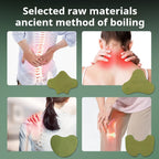 Fang Gu You Ai Moxibustion Patch Self-Heating Stickers Patch 12Pcs/Box Neck Shoulder Back Pain Relieve 方古有艾艾草贴