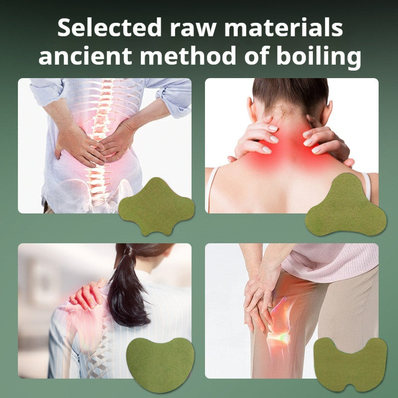 Fang Gu You Ai Moxibustion Patch Self-Heating Stickers Patch 12Pcs/Box Neck Shoulder Back Pain Relieve 方古有艾艾草贴