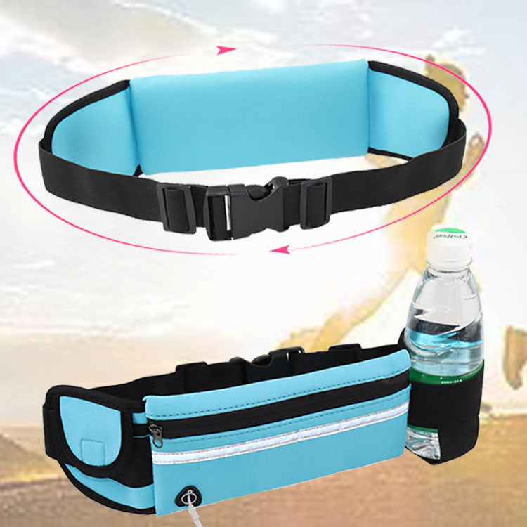 【READY STOCK】Sports Waist Bag | Waterproof Fanny Pack with Adjustable Strap | Fitness Jogging Belt for Phone & Keys 运动腰包