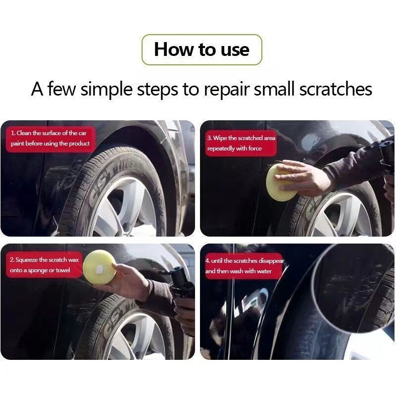 【READY STOCK】Car Scratch Remover Wax 300ml – Car Paint Care Polish & Repair | Restore Shine, Remove Light Scratches汽车划痕蜡