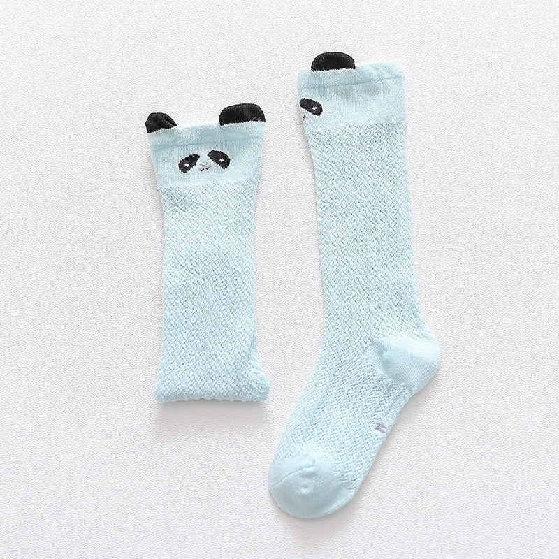[Ready Stock] Baby Non-Slip Cotton Socks - Cartoon Animal Design Toddler Anti-Skid Walking Socks-KS082