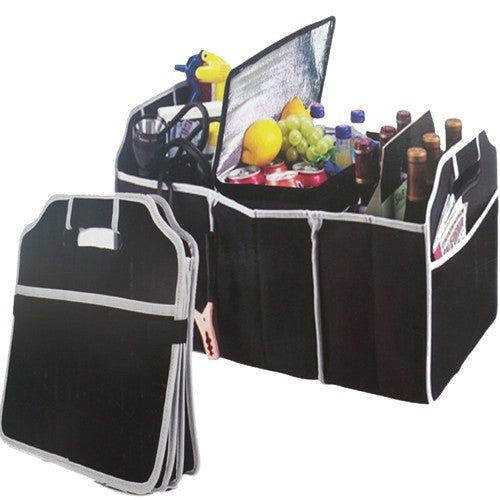 【READY STOCK】Car Storage Organizer Box | Foldable Multi-Functional Trunk Organizer 车载收纳置物箱