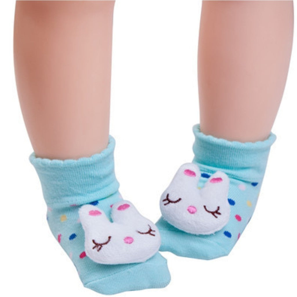 [Ready Stock] 3D Cartoon Anti-Skid Baby Socks – Non-Slip Soft Socks for Baby Cute Toddler Cotton Socks-KS083