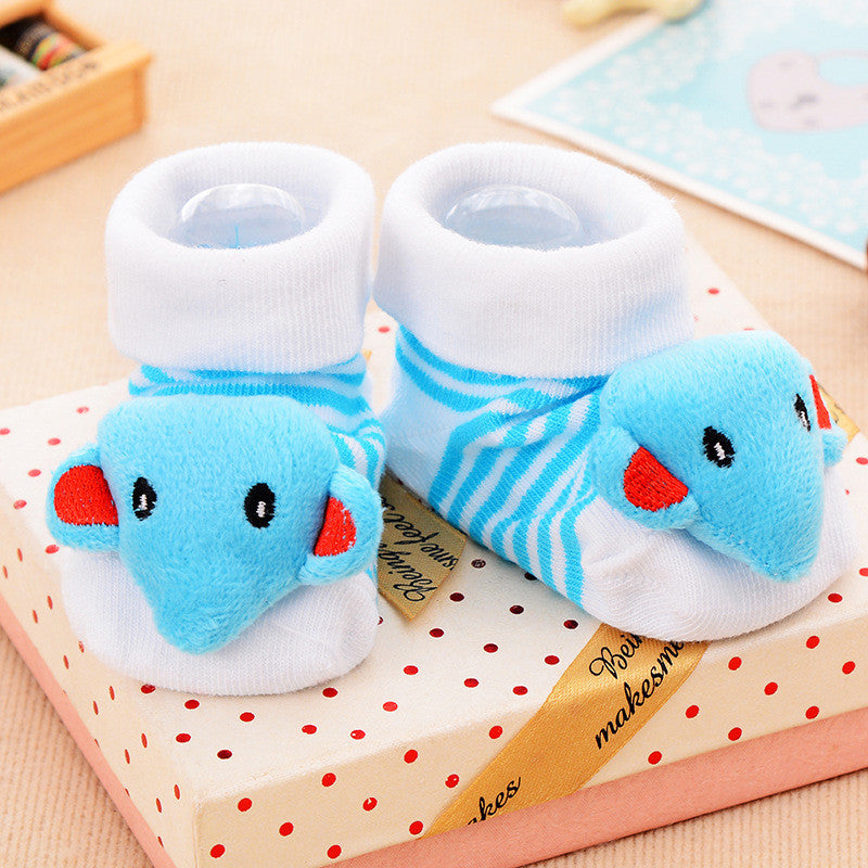 [Ready Stock] 3D Cartoon Anti-Skid Baby Socks – Non-Slip Soft Socks for Baby Cute Toddler Cotton Socks-KS083