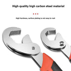 【READY STOCK】Multifunction Adjustable Universal Wrench | All-in-One Spanner Tool for Home DIY & Car Repair 多功能扳手