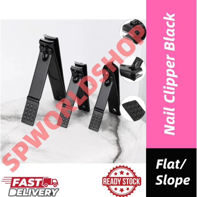 【READY STOCK】Stainless Steel Nail Clipper | Portable Nail Cutter for Fingernails & Toenails | Manicure Pedicure Tool 指甲剪