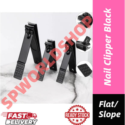 【READY STOCK】Stainless Steel Nail Clipper | Portable Nail Cutter for Fingernails & Toenails | Manicure Pedicure Tool 指甲剪
