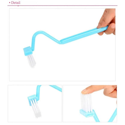 【READY STOCK】V-Shaped Toilet Brush | Deep Corner Cleaning Bathroom Scrubber | Gap Cleaner for Toilet Bowl V型马桶刷