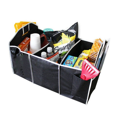 【READY STOCK】Car Storage Organizer Box | Foldable Multi-Functional Trunk Organizer 车载收纳置物箱