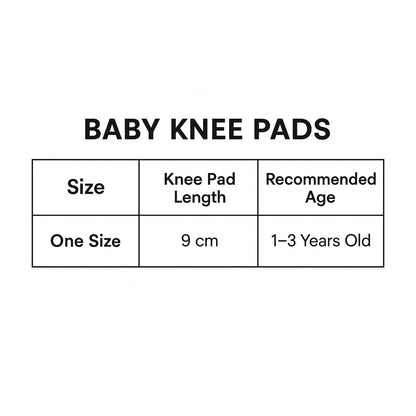 [Ready Stock] Baby Knee Pads for 0–3 Age Cotton Anti-Slip Cartoon Animal Design Toddler Safety Crawling Protector-KS081