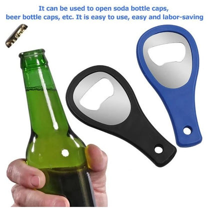 【READY STOCK】Beer Bottle Opener Stainless Steel | Easy Grip Cap Remover | Multifunction Bar Tool 开瓶器
