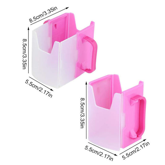 【READY STOCK】Kids Milk Carton Cup Holder Protective Box | Portable Anti-Squeeze Milk Box Storage 儿童牛奶杯托防挤压盒