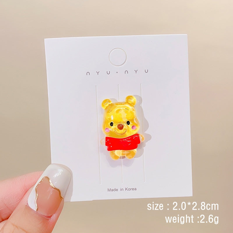 READY STOCK!!!Hole shoes decorative buckle accessories shoes flower buckle cute cartoon pattern garden shoe accessories